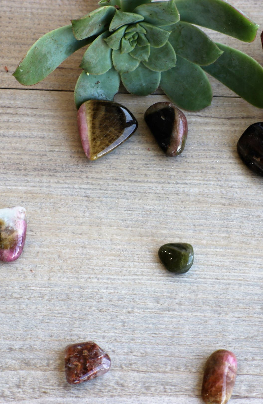 Mixed Tourmaline (Elbaite) Tumbled Stone